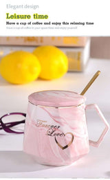 Diamond Shape Ceramic Cup Set Gift Box