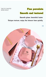 Diamond Shape Ceramic Cup Set Gift Box