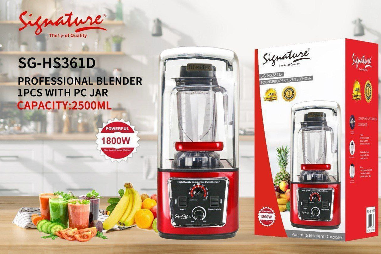 Commercial Quite Blender with Soundproof Cover