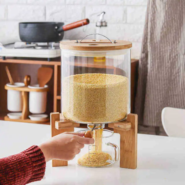 Premium Glass Cereal Dispensers 
