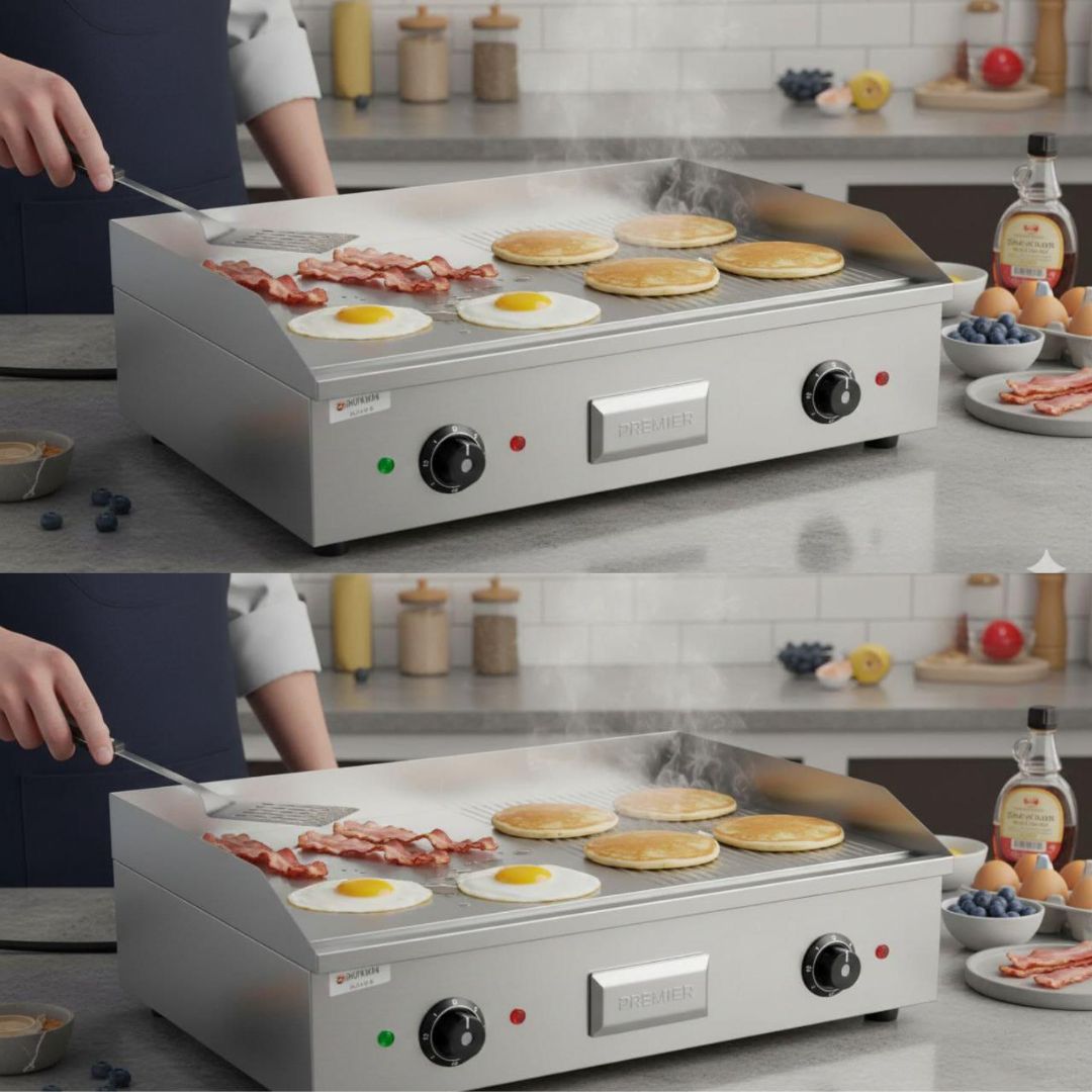 Commercial Electric Griddle(Heavy-Duty Flat Top Cooking Surface)