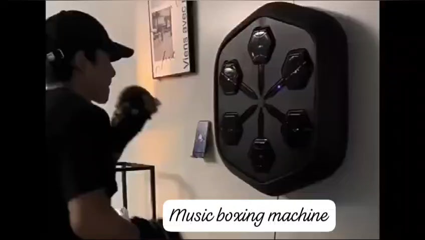Intelligent Bluetooth Music Boxing Fitness Trainer