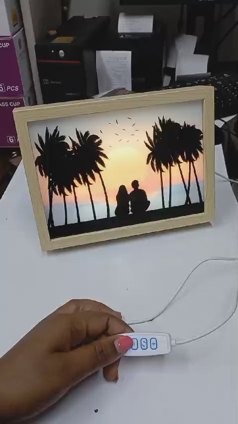 FRAMED PHOTO LED DECO WITH USB cable