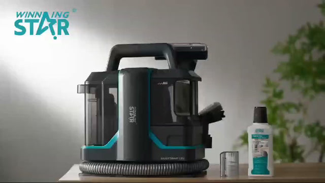 Wet and Dry Vacuum Handheld Portable Corded Sofa Carpet Cleaner Fabric Double Head Stain Fabric Cleaning Machine