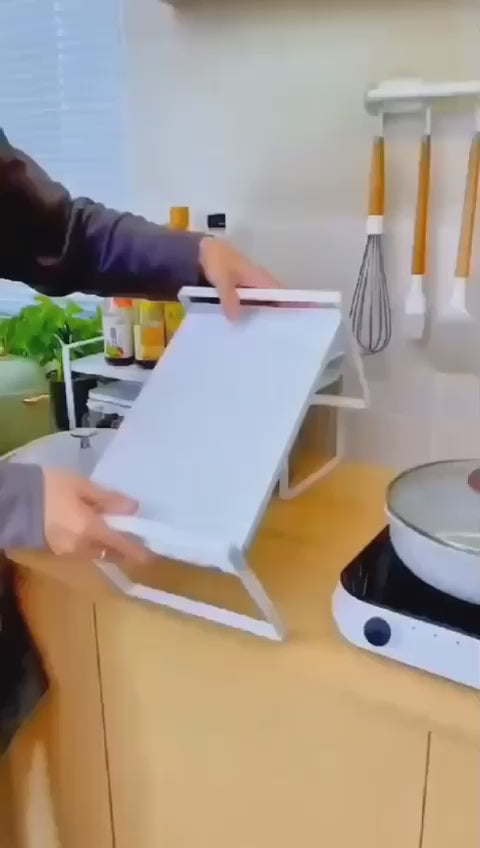Retractable shelf organizer