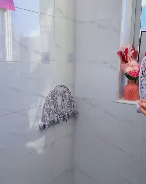 Foldable Clothes Hanger /Multipupose clothe Drying Rack 24 Clip