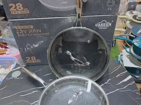 stainless Non-stick Pan with Lids