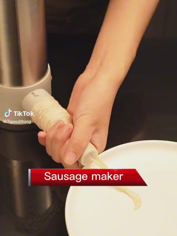 Sausage &amp; Meatball Maker — Dual Filling Tool