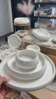 Elegant  European Double Glaze Porcelain Dinner set