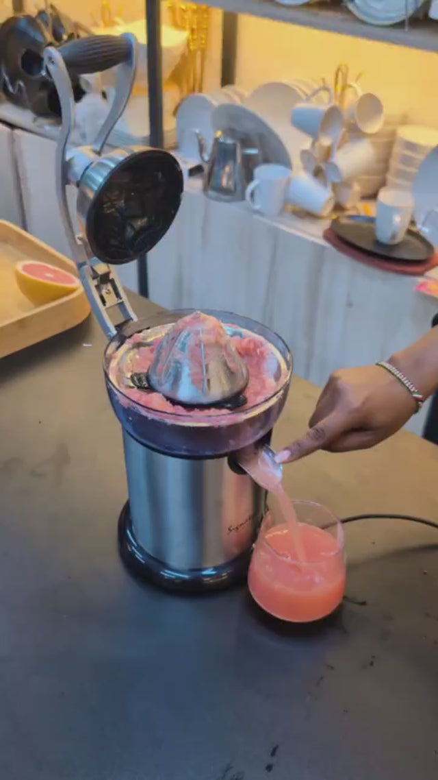 Electric Citrus Juicer – Automatic Orange & Lemon Extractor