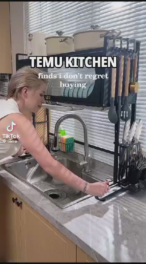 Multi-Purpose Kitchen Storage /Drain Rack