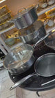 Premium High quality Tripply S/S Stainless steel cookware set with Hammered Patterned design
