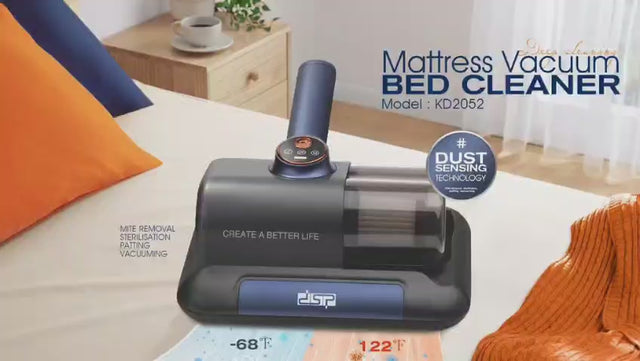 Mattress Vaccum Cleaner with Mite Removal and Degerming Features