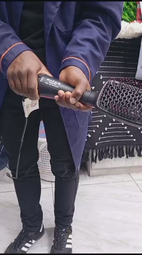 Hair Straightener Brush 3-in-1