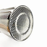 Stainless Steel Pasta Basket Noodle Strainer Basket Mesh Pasta Basket with Wood Handle