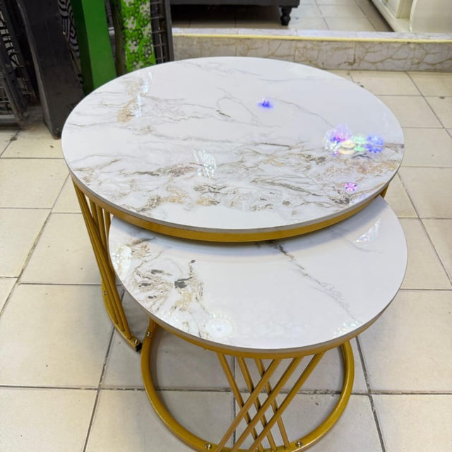 Pure marble Nesting Table