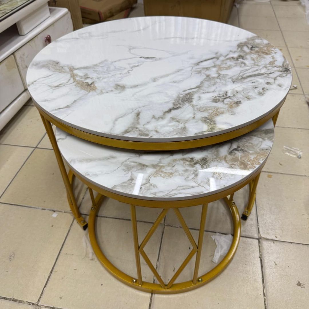 Pure marble Nesting Table