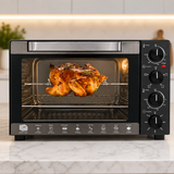 Rebune electric oven with rotisserie grill, glass door, timer and adjustable temperature controls in Kenya