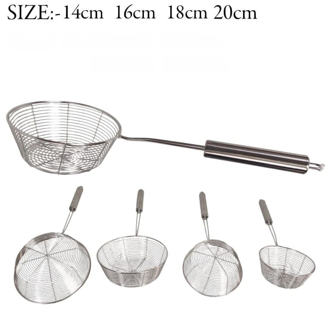Heavy Duty Deep Skimmer with Steel Handle