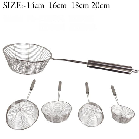 Heavy Duty Deep Skimmer with Steel Handle