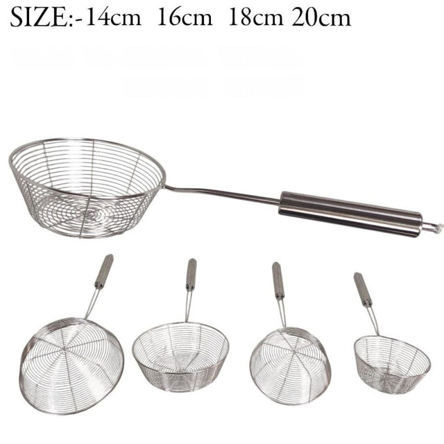 Heavy Duty Deep Skimmer with Steel Handle