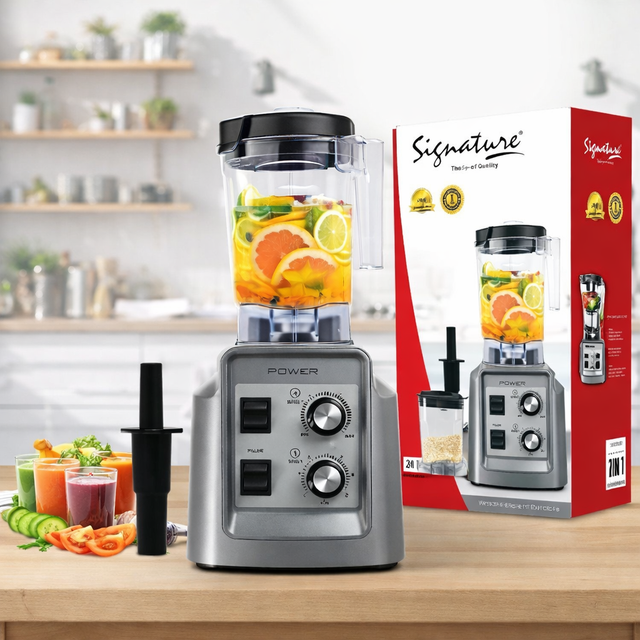 Commercial Blender with 2.0 Ltr + 800 ml Jars 
