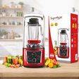  Commercial Quite Blender with Soundproof Cover 1800W 